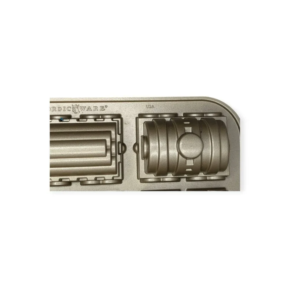 Nordic Ware 3D Railroad Train Cake or Cupcake Pan 5 Cups